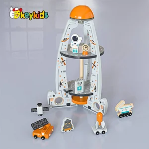 OEM Pretend Play Toy Space Launcher Rocket Ship Play Set with Astronauts W04F046