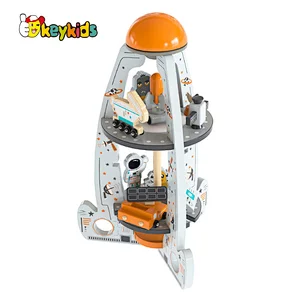 OEM Pretend Play Toy Space Launcher Rocket Ship Play Set with Astronauts W04F046